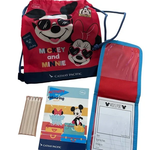Disney Mickey and Minnie Red and Blue Kids Set - Picture 2 of 2